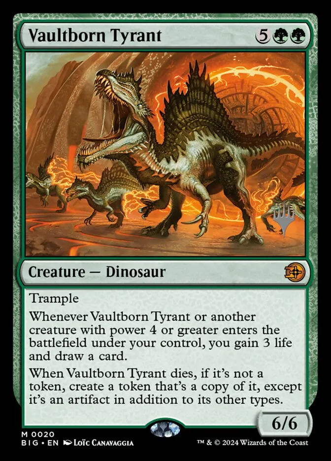 Vaultborn Tyrant Front Face