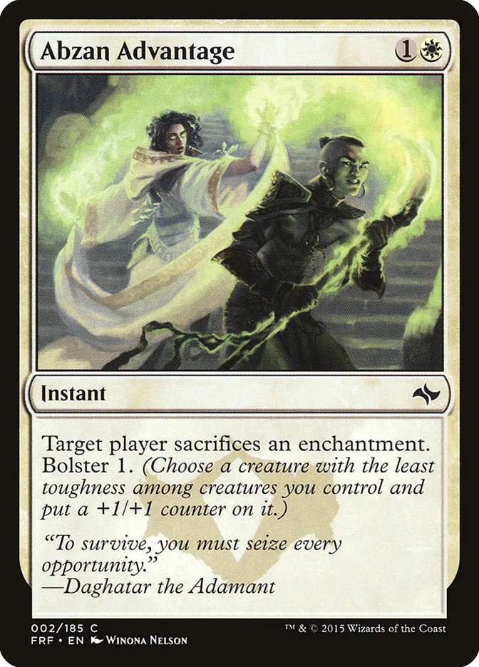 Abzan Advantage Front Face