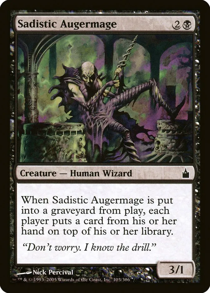 Sadistic Augermage Front Face