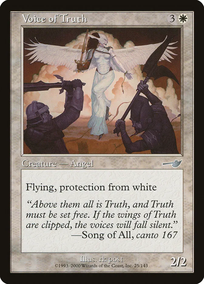 Voice of Truth Front Face