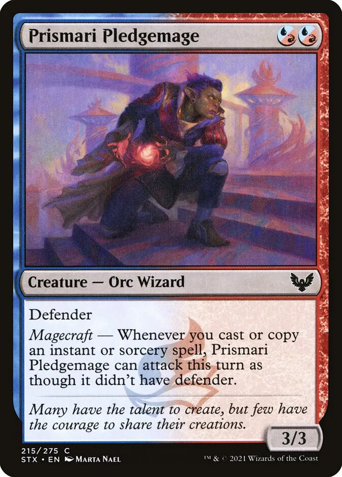 Prismari Pledgemage Front Face