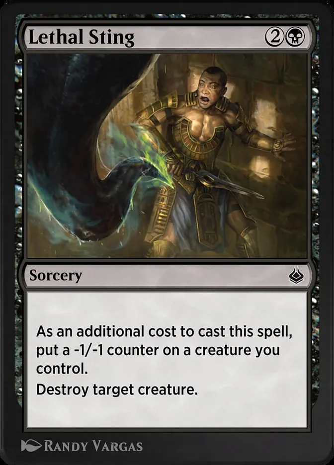 Lethal Sting Front Face