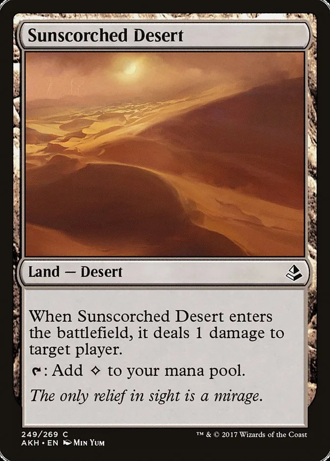 Sunscorched Desert Front Face
