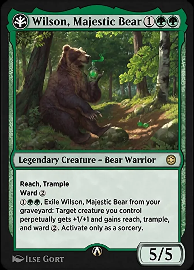 Wilson, Majestic Bear Front Face