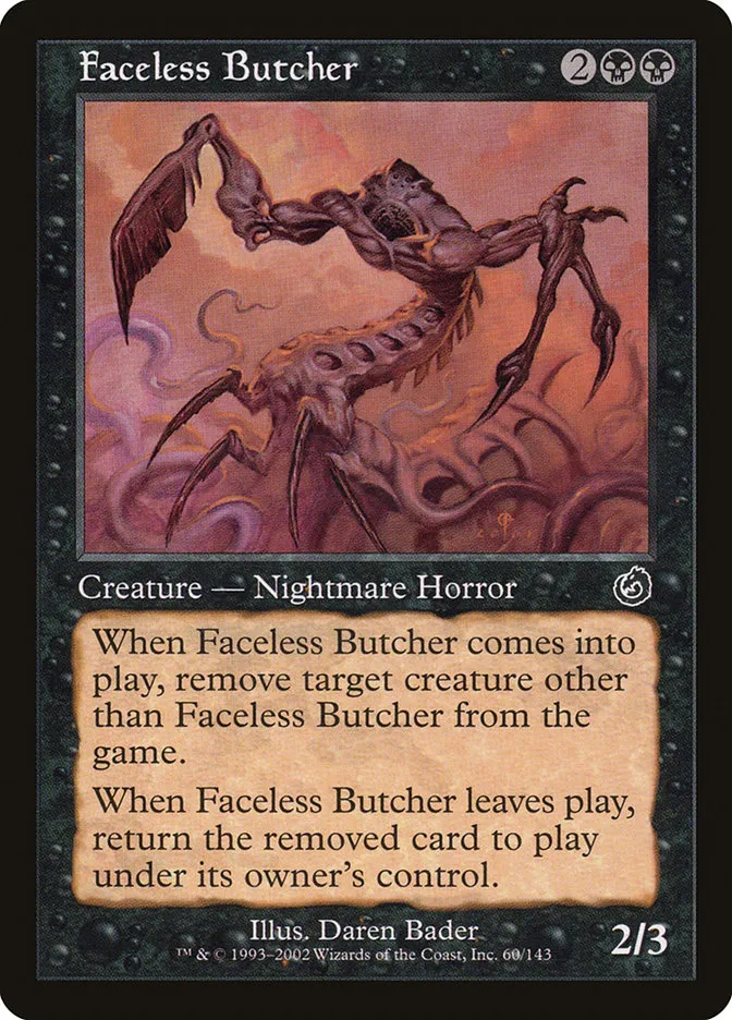 Faceless Butcher Front Face