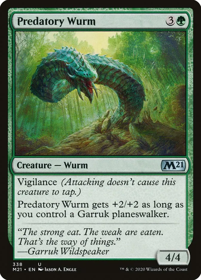 Predatory Wurm Front Face