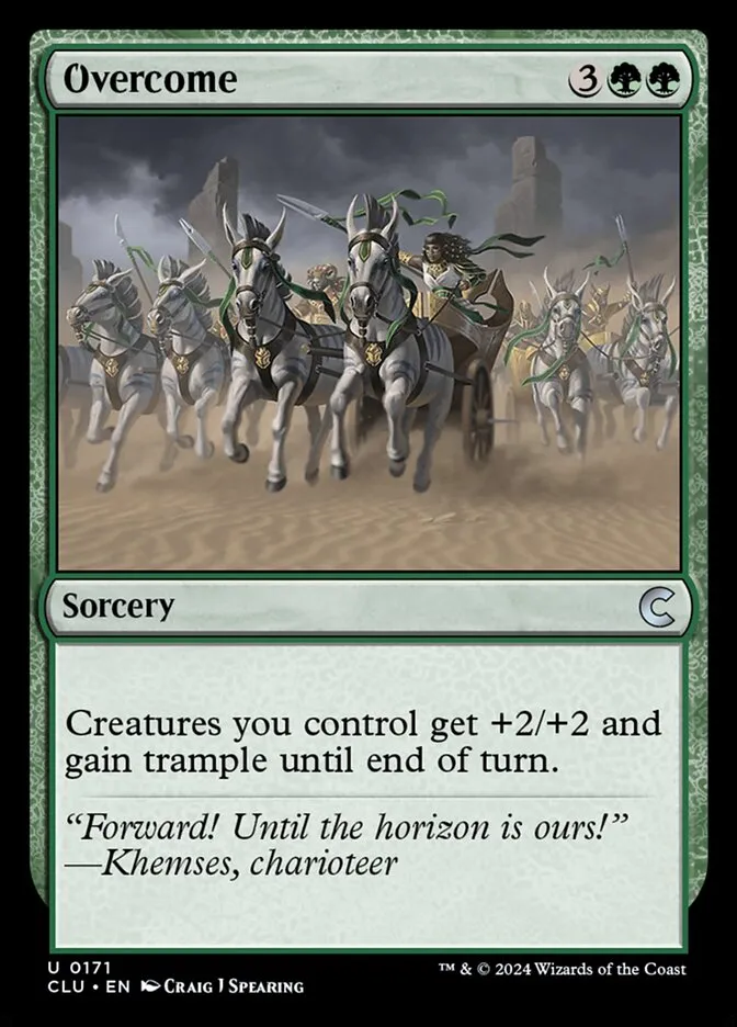 Overcome Front Face