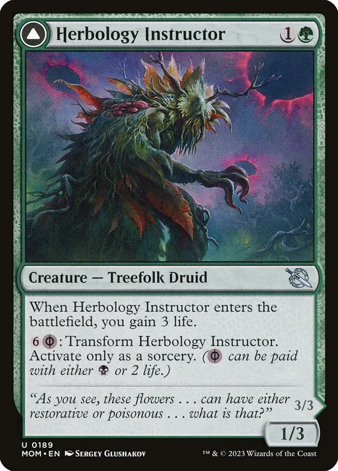 Herbology Instructor // Malady Invoker Front Face