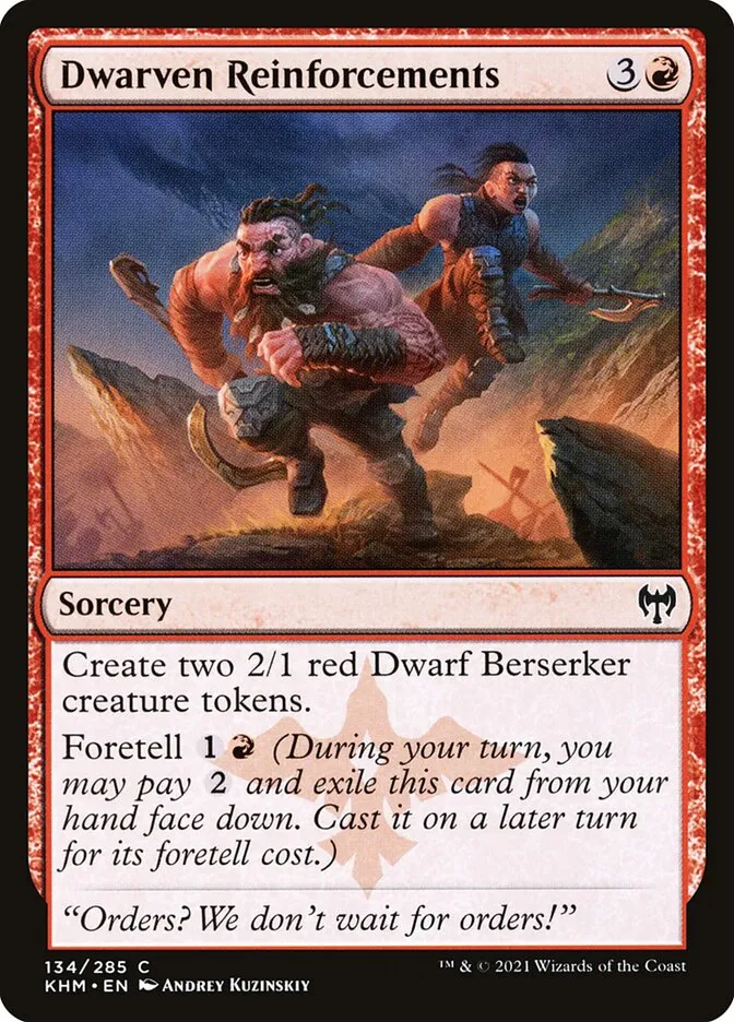 Dwarven Reinforcements Front Face