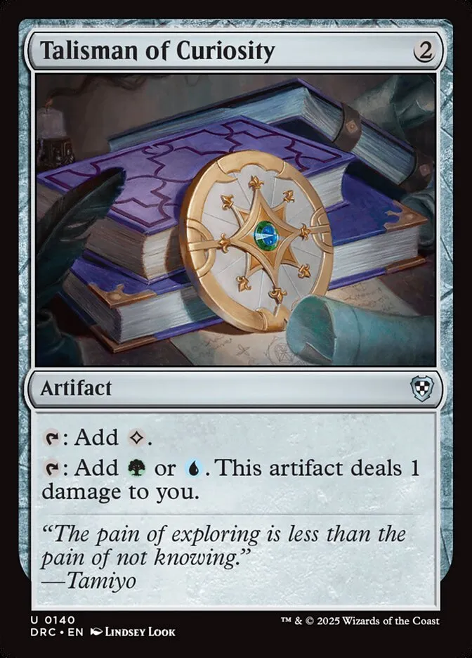 Talisman of Curiosity Front Face