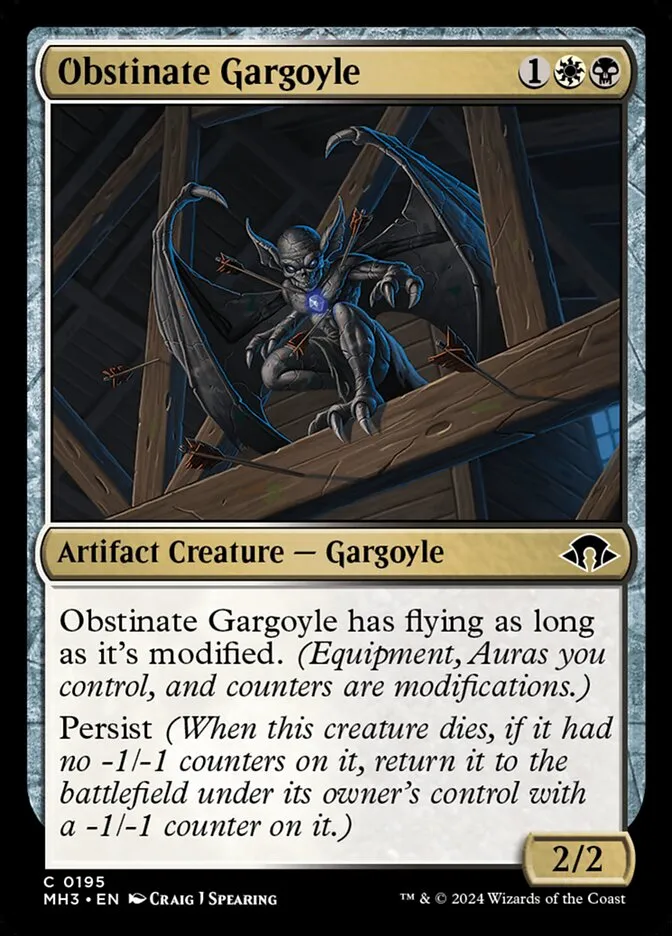 Obstinate Gargoyle Front Face