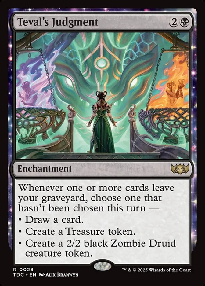 Teval's Judgment Front Face
