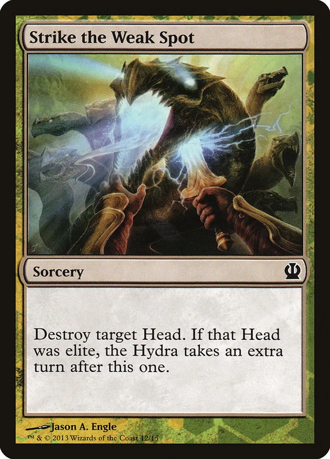 Strike the Weak Spot Front Face