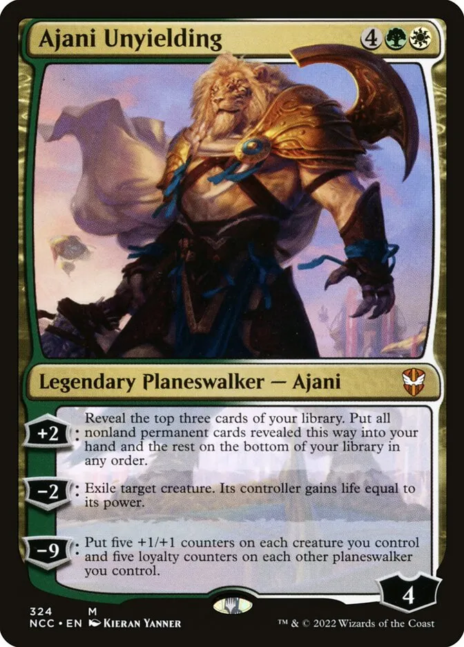 Ajani Unyielding Front Face