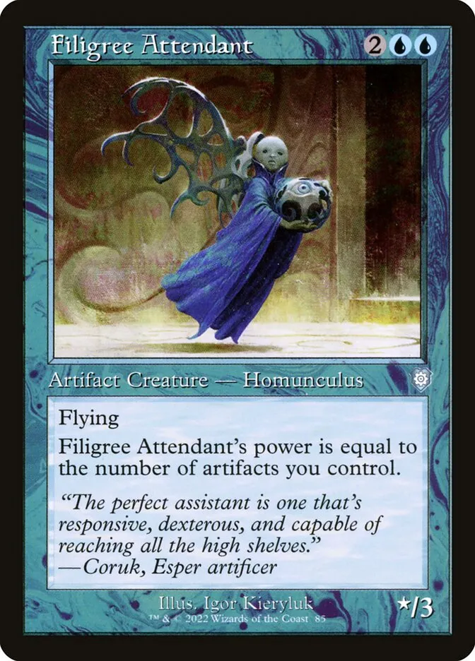 Filigree Attendant Front Face