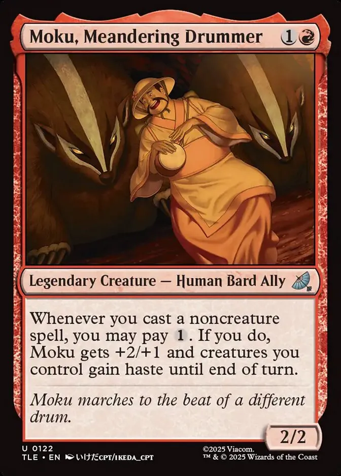 Moku, Meandering Drummer Front Face