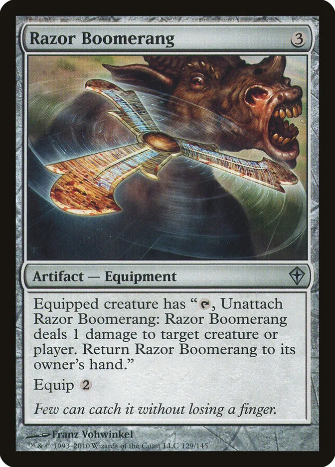 Razor Boomerang Front Face