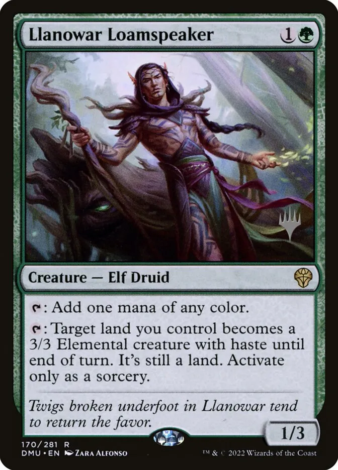 Llanowar Loamspeaker Front Face