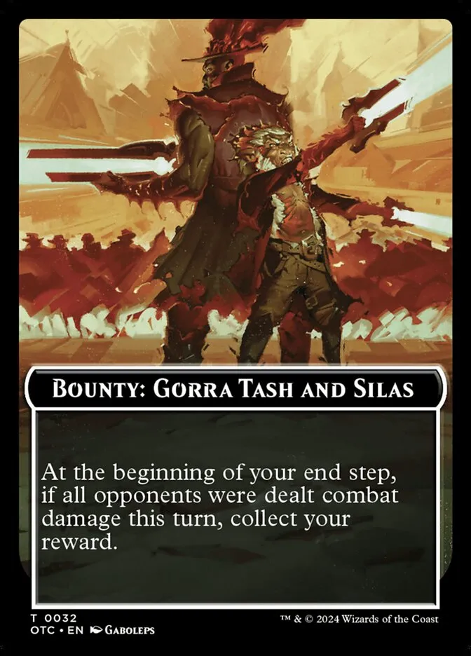 Bounty: Gorra Tash and Silas // Wanted! Front Face
