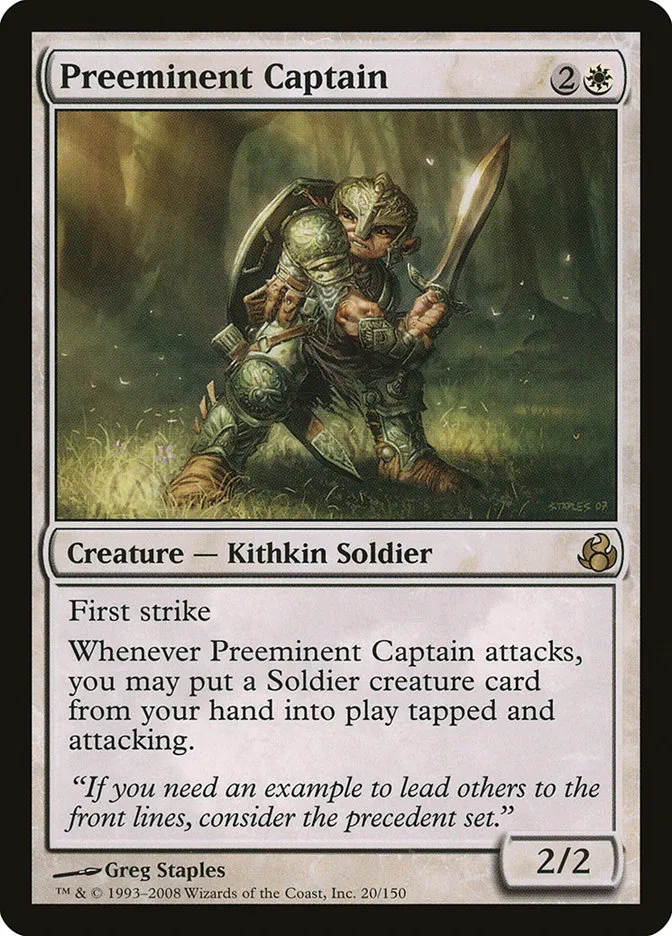 Preeminent Captain Front Face