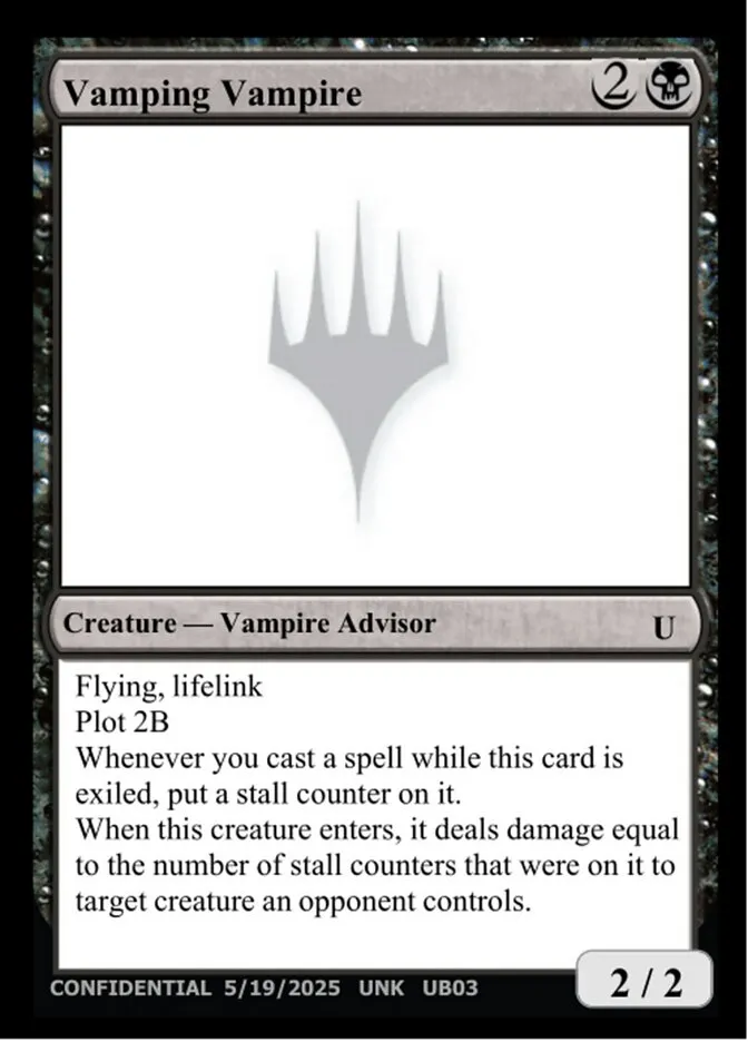 Vamping Vampire Front Face