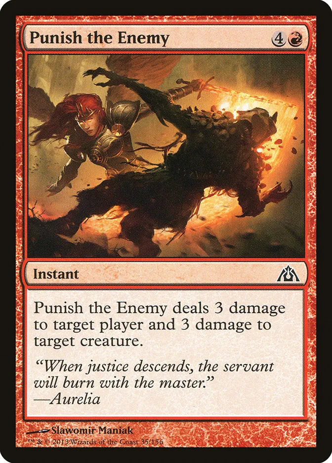 Punish the Enemy Front Face