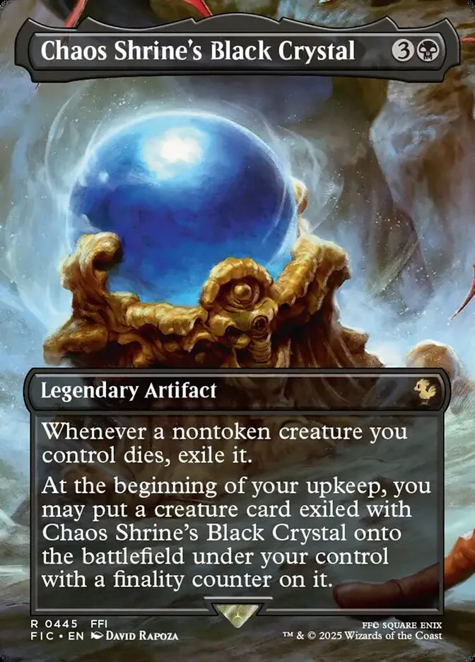 Chaos Shrine's Black Crystal Front Face