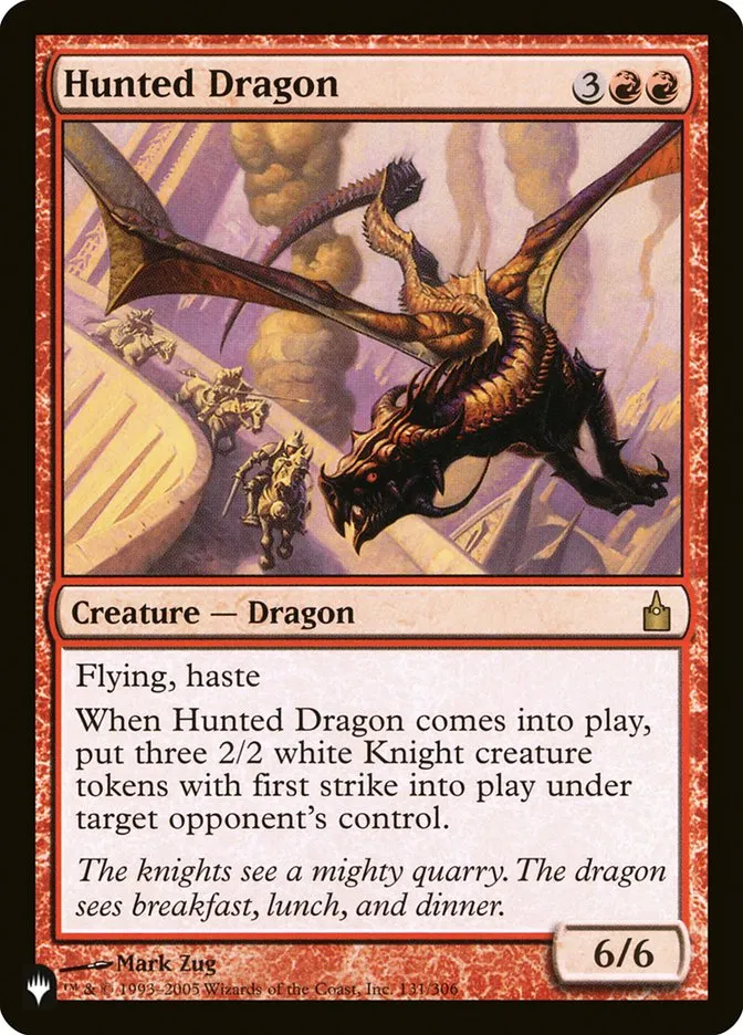 Hunted Dragon Front Face