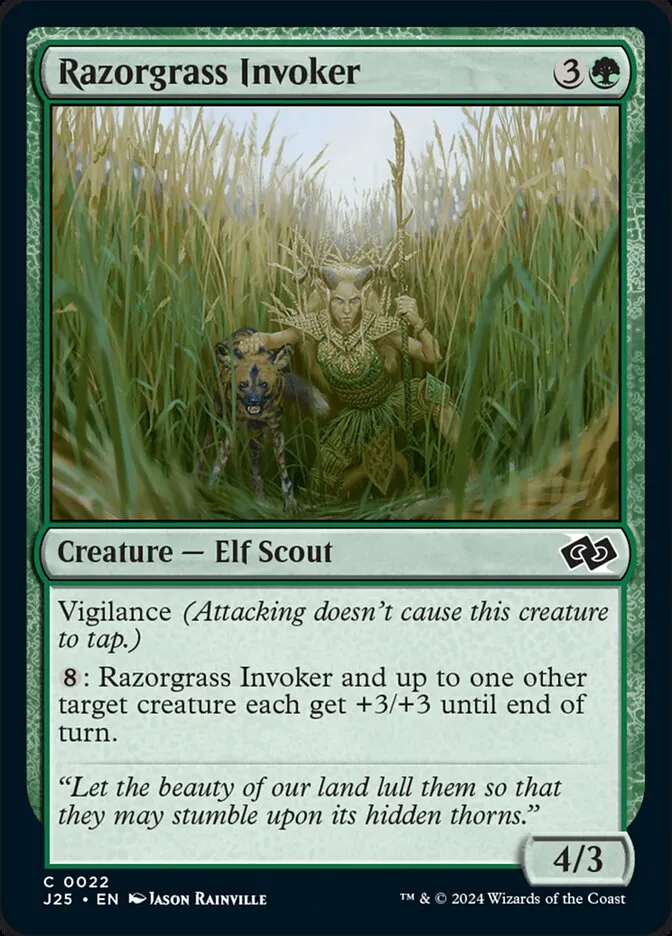 Razorgrass Invoker Front Face
