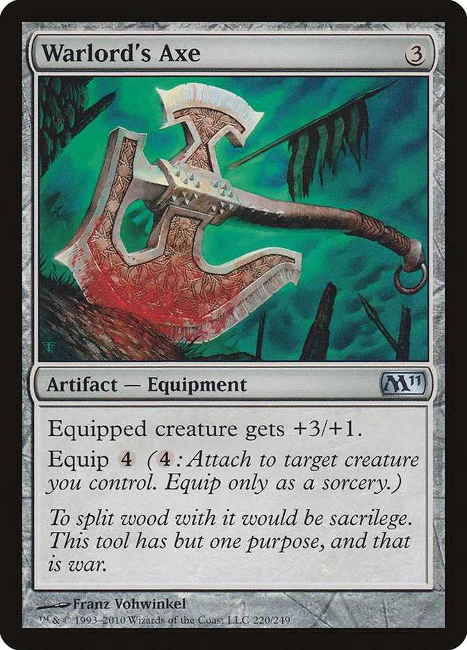 Warlord's Axe Front Face