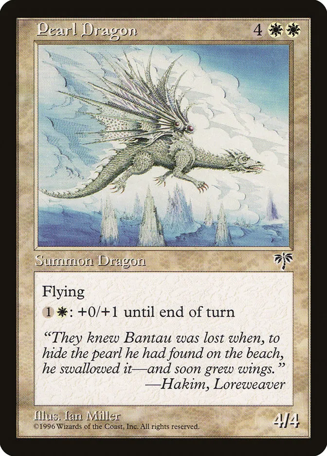 Pearl Dragon Front Face