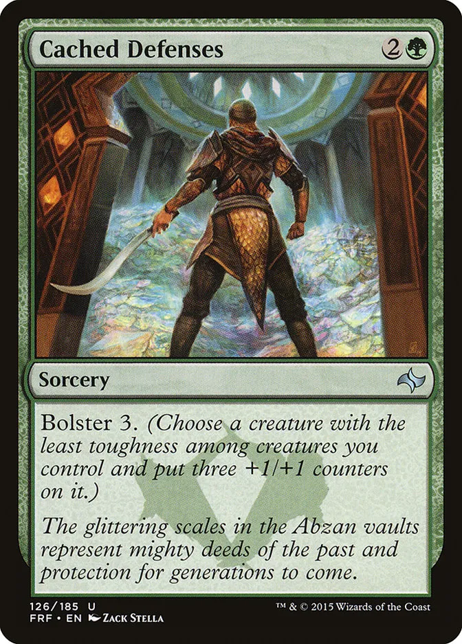 Cached Defenses Front Face