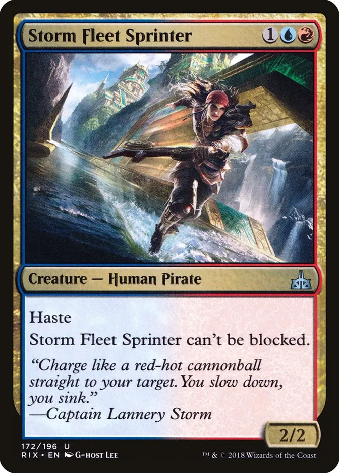Storm Fleet Sprinter Front Face