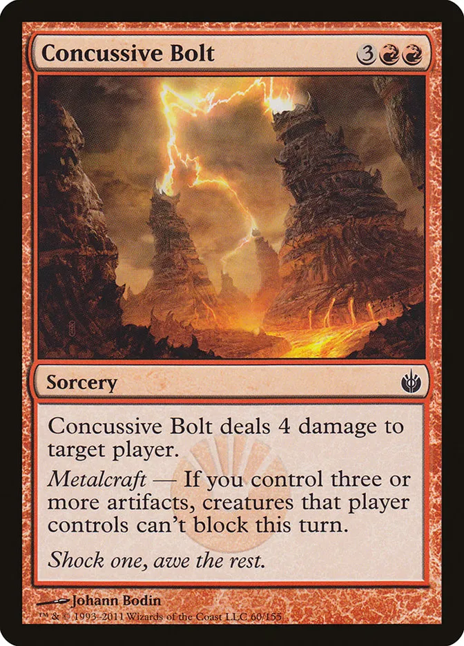 Concussive Bolt Front Face