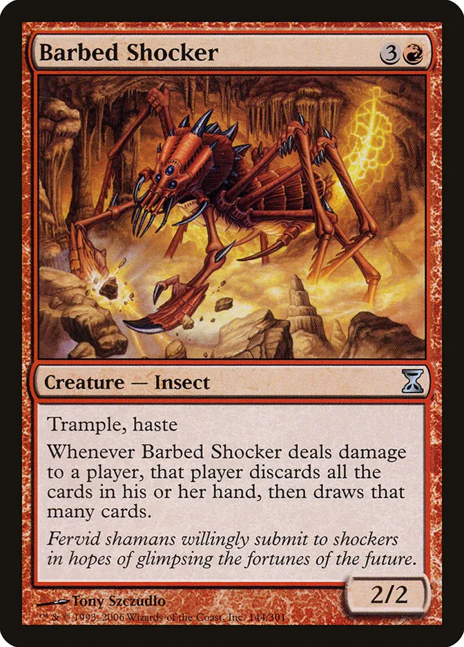 Barbed Shocker Front Face