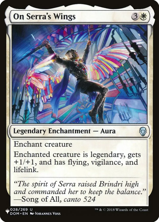 On Serra's Wings Front Face
