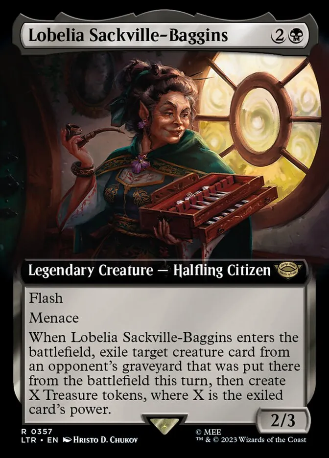 Lobelia Sackville-Baggins Front Face