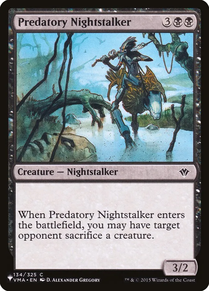 Predatory Nightstalker Front Face