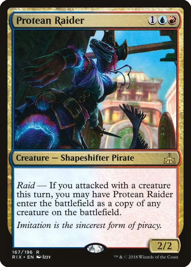 Protean Raider Front Face