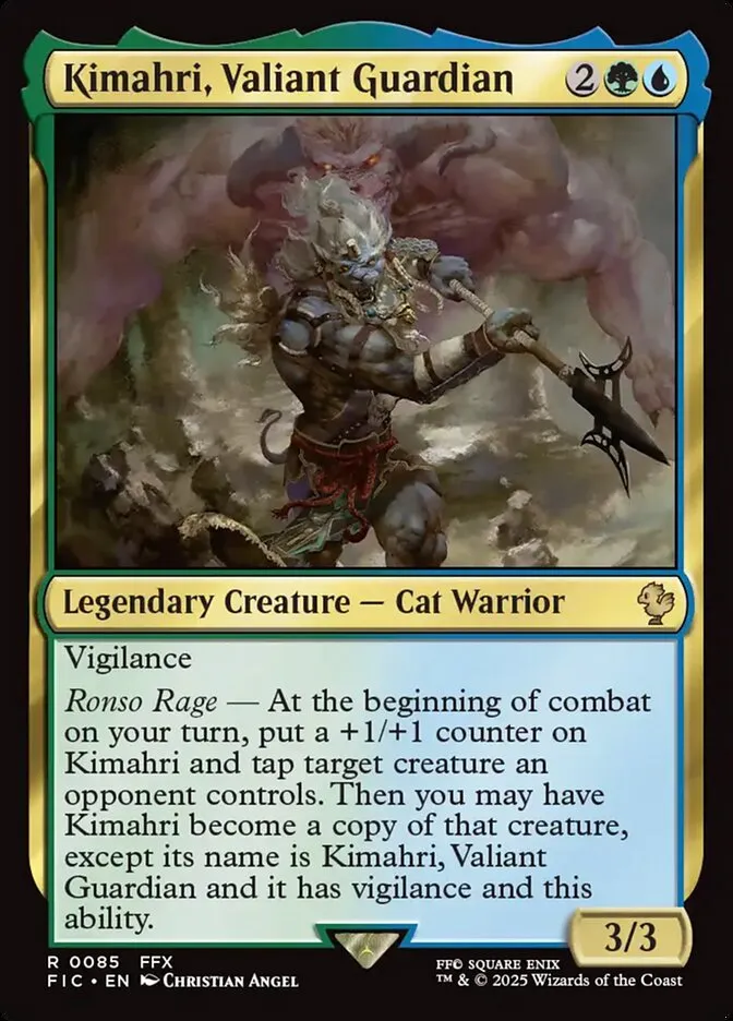 Kimahri, Valiant Guardian Front Face