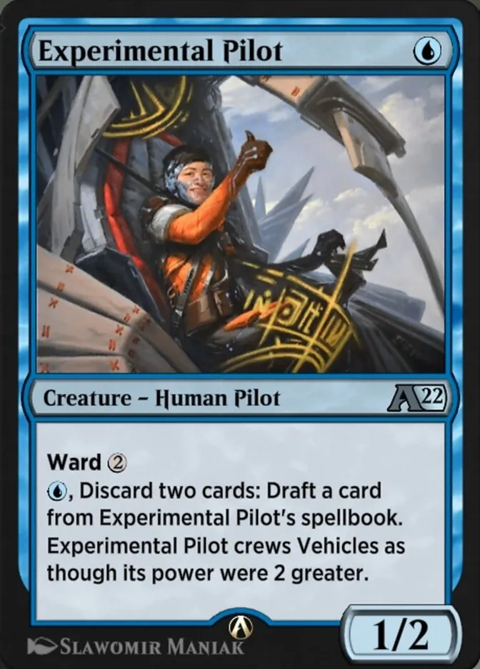 Experimental Pilot Front Face