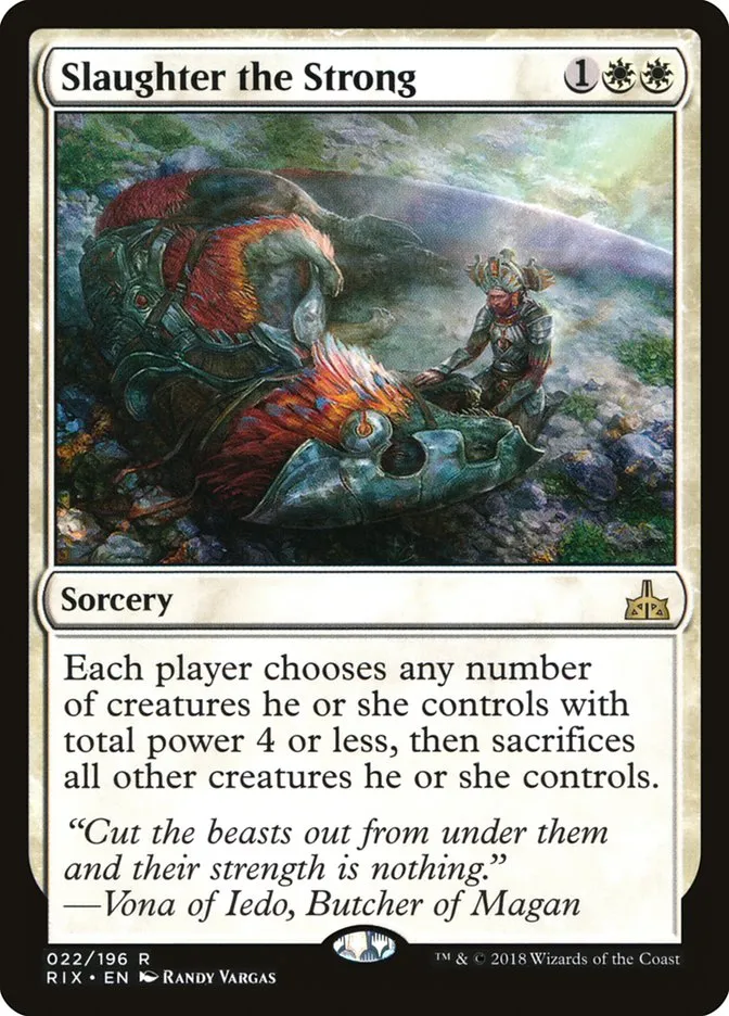 Slaughter the Strong Front Face