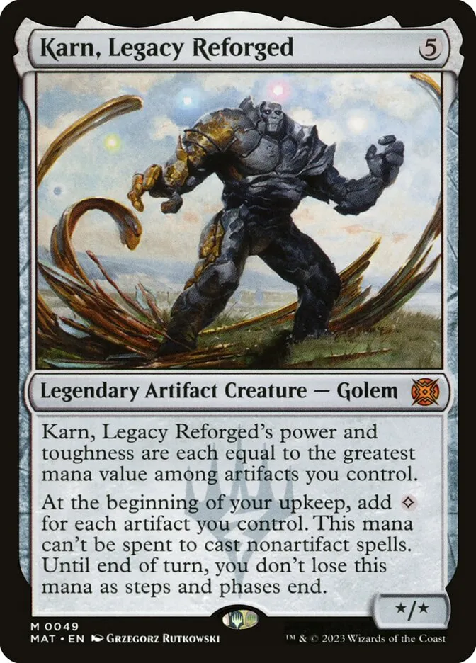 Karn, Legacy Reforged Front Face