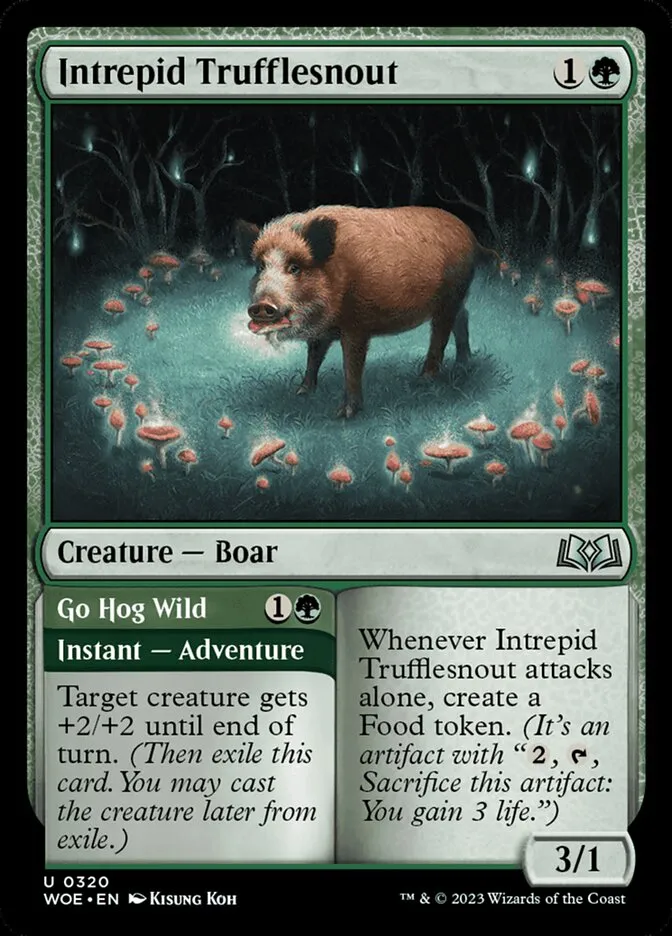 Intrepid Trufflesnout // Go Hog Wild Front Face
