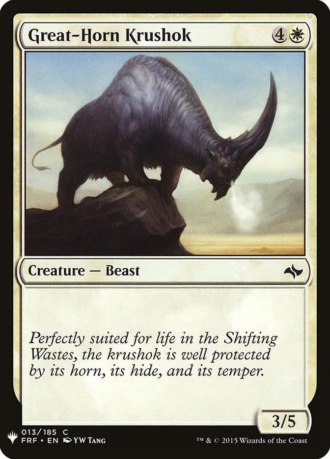 Great-Horn Krushok Front Face