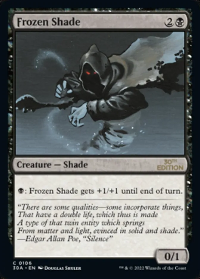 Frozen Shade Front Face