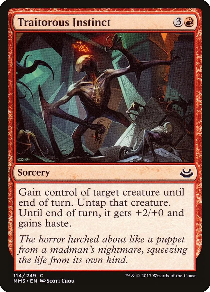 Traitorous Instinct Front Face