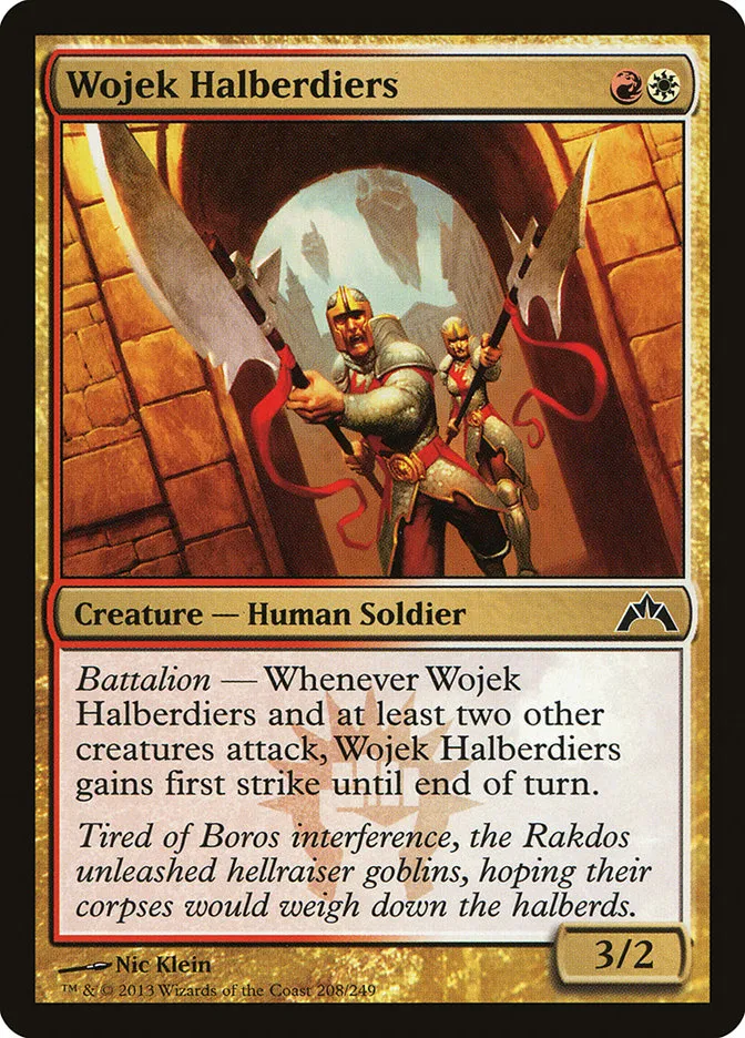 Wojek Halberdiers Front Face