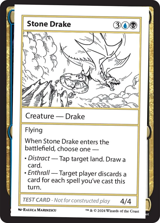 Stone Drake Front Face