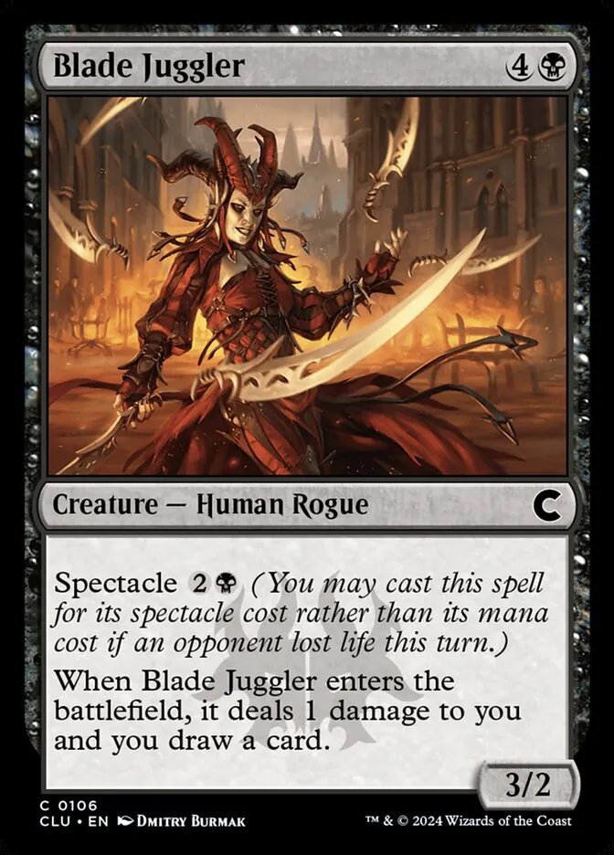 Blade Juggler Front Face